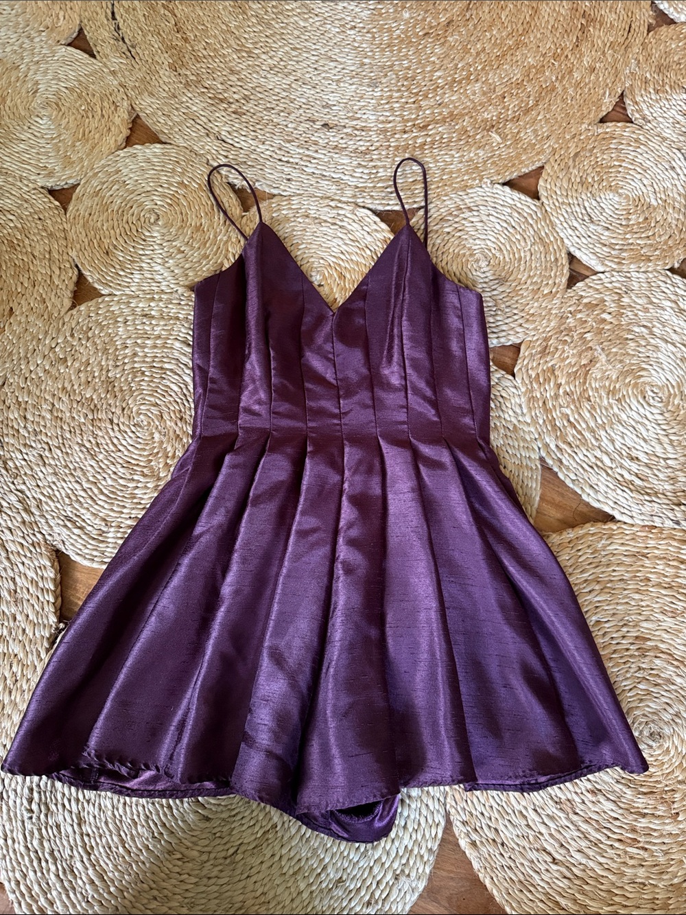 Silky Plum Romper